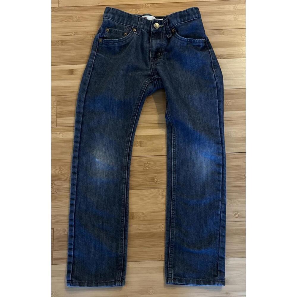 Levi's 511 Slim Regular Blue Jeans Boy's Size 10 Reg Dark Blue